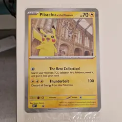 5 X Pokemon TCG Pikachu At The Museum Jumbo Oversized Promo Card (Sealed) - Image 1