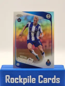 2025-26 Topps Chrome Uefa Club Competitions - Victor Froholdt #91 Refractor (RC) - Image 1
