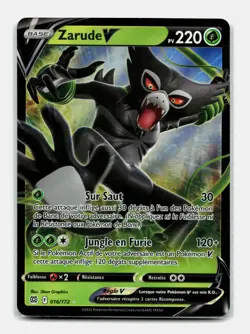 Carte Pokemon Zarude V 016/172 EB9 Stars Etincelantes Epee Bouclier - Image 1