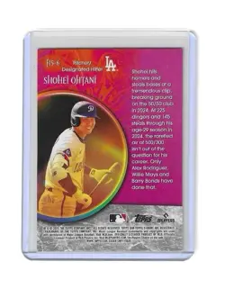 2025 Topps Chrome Update Fortune 15 Shohei Ohtani #F15-6 - Image 2