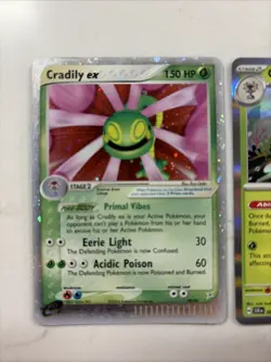 Pokemon TCG Cradily EX Holo Card Team Magma vs Team Aqua 90/95 - Image 2