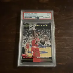 Upper Deck 1993-94 Mr. June Record Scoring Avg Michael Jordan #MJ8 PSA 9 - Image 1