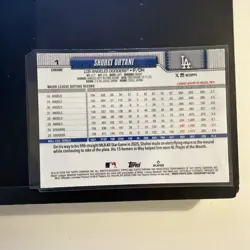 Shohei Ohtani CHASE HIT SSP - 2026 Topps Chrome #1 Dodgers Image Variation RARE - Image 2