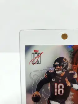 2025 Topps Signature Class Caleb Williams Chrome Autograph On Card Chicago Bears - Image 2