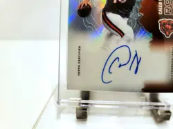 2025 Topps Signature Class Caleb Williams Chrome Autograph On Card Chicago Bears - Image 4