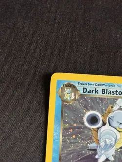 🚀 WOTC 1999 Team Rocket 1st Edition Dark Blastoise Holo 3/82 Vintage - Image 2