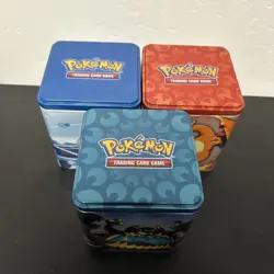 2024 Stacking Tins Pokemon TCG - Lot Of 3 Tins ONLY - Collectible Card Storage - Image 2