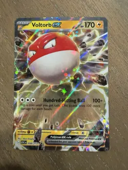 Pokemon Voltorb ex 058/217 Ascended hero’s Ultra Rare Holo Full Art English - Image 1