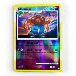 Pokemon TCG Gloom 97/146 Reverse Holo Rare 2008 Ken Sugimori - Image 1