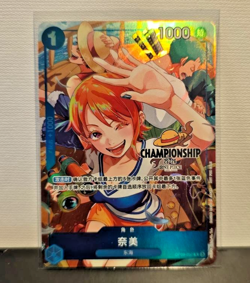 One Piece Chinese Card Game Championship 25-26 Nami OP09-050 R Alt Art US Seller - Image 1