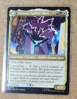 MtG Spider-Man: Miles Morales / Ultimate Spider-Man M/NM SPM #0108 - Image 2