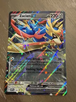 Zacian ex Promo SV: Scarlet & Violet Promo Cards 198 Holo Pokemon Card - Image 1