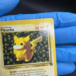 Wizards of the Coast Pikachu #1 1999 Black Star Promo Rare Condition LP - Image 4
