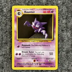 Vintage Pokemon Base Set Haunter 29/102 Trading Card LP - Image 1