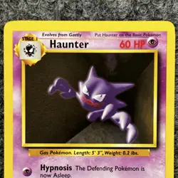 Vintage Pokemon Base Set Haunter 29/102 Trading Card LP - Image 3