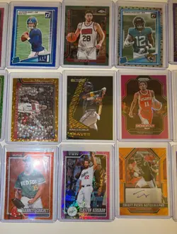 Raw sports card lot 29 cards check photos for cards. $380 value - Image 2