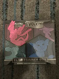 Evolving Skies Elite Trainer Box / ETB (Sylveon Art) Factory Sealed Pokemon - Image 1
