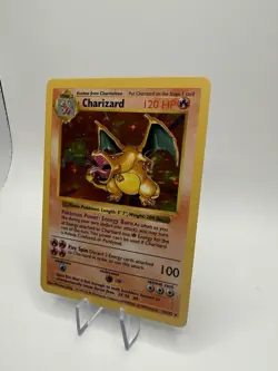 Shadowless Charizard 4/102 Base Set Holo Pokemon WOTC. PSA Worthy - Image 5