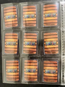2002 One Piece Card Game CARDDASS EX 16 Holo + 30 Normal Cards Bandai Vintage - Image 2