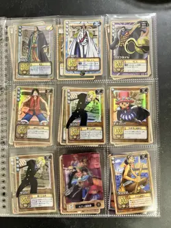2002 One Piece Card Game CARDDASS EX 16 Holo + 30 Normal Cards Bandai Vintage - Image 3