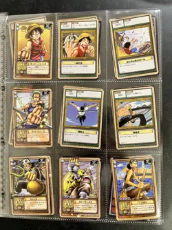 2002 One Piece Card Game CARDDASS EX 16 Holo + 30 Normal Cards Bandai Vintage - Image 5