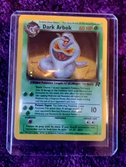 Pokemon TCG Rare Holo DARK ARBOK 2/82 Nm-mint Card WOTC - Image 1