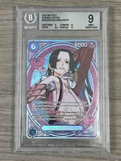 2026 ONE PIECE EB03-HEROINES EDITION SPECIAL ALT ART BOA HANCOCK Beckett 9 - Image 1