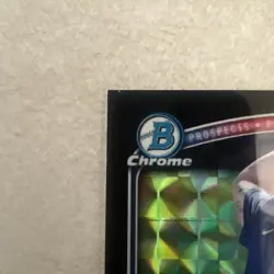 2025 Bowman Draft - Chrome Dominick Reid #BDC-53 Black Mojo Refractor /10 (RC) - Image 3
