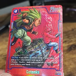 Bandai Dragon Ball Super Gotenks FS02-03 Super Rare Foil Battle Card - Image 3