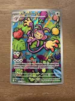 Pokemon TCG Ambipom 107/094 Me02: Phantasmal Flames Illustration Rare Holo - Image 1