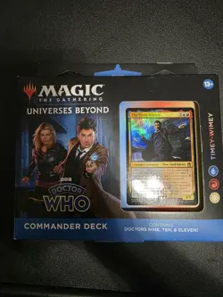 Doctor Who Universes Beyond: Timey Wimey Commander Deck Factory Sealed - Image 1