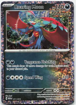 Roaring Moon 011/015 Holo Promo McDonald's Promos 2024 Pokemon Near Mint - Image 1