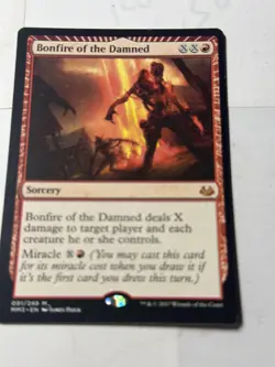 1 x Bonfire of the Damned - Avacyn Restored - Moderate Play - MTG - Image 1