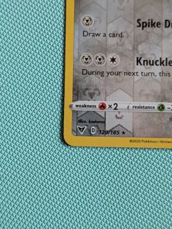 Pokemon TCG Lucario Vivid Voltage 120/185 Reverse Holo Rare Card - Image 5