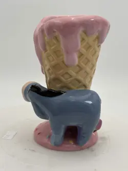 🌟 Disney Store Winnie The Pooh Eeyore Ceramic Ice Cream Holder Cup 🌟 A/F - Image 3