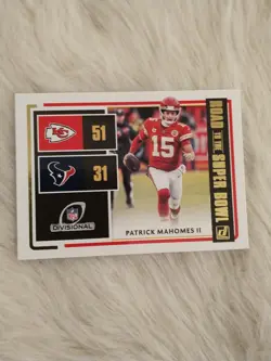 2020 Panini Donruss ROAD TO THE SUPER BOWL Patrick Mahomes II #RSBDR-PM - Image 1