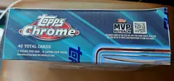 2025 Topps Chrome NFL Football Sealed Mega Box FAST SHIPPING - Image 3