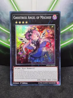 Yugioh Ghostrick Angel Of Mischief WSUP-EN035 Super Rare 1st Edition NM - Image 1