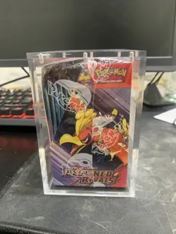 Pokemon TCG Destined Rivals Booster Box 36 Packs Factory Sealed w/ Acrylic Case - Image 4