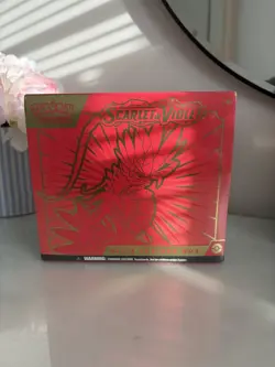 Pokemon TCG Scarlet and Violet ETB Elite Trainer Box Koraidon, New Sealed - Image 1
