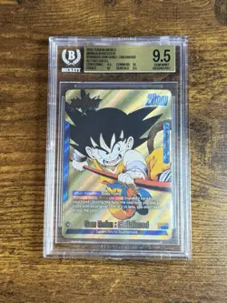 Manga Booster 01 Fusion World Son Goku Childhood FB06-025 Gold Leader Bgs 9.5 - Image 1