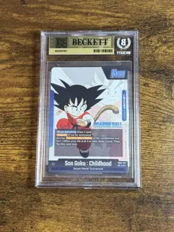 Manga Booster 01 Fusion World Son Goku Childhood FB06-025 Gold Leader Bgs 9.5 - Image 2