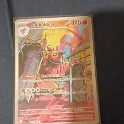 Conkeldurr 127/086 Sv: Black Bolt Holo Illustration Rare 140 HP English - Image 1