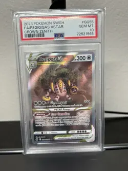 Regigigas VSTAR GG55/GG70 SWSH: Crown Zenith: Galarian Gallery Holo - PSA 10 - Image 1