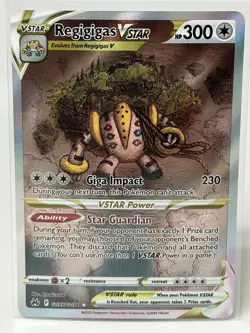 Regigigas VSTAR SWSH Crown Zenith Galarian Gallery GG55/GG70 300 HP Holo ENG - Image 1