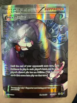 Pokemon TCG Hex Maniac 075A/098 Alternate Art Trainer Full Art Promo Holo - Image 1