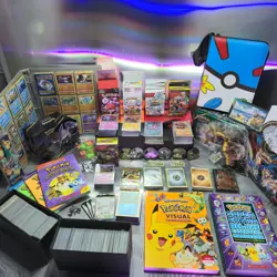 Massive Pokemon Card Lot Collection - Sealed Pack Flareon VMAX Promo Binder Bulk - Image 1