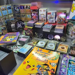 Massive Pokemon Card Lot Collection - Sealed Pack Flareon VMAX Promo Binder Bulk - Image 4