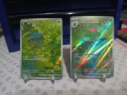 Lot IR Bulbasaur Ivysaur 151 166/165 Pokemon Card Collection Holos 167/165 - Image 1