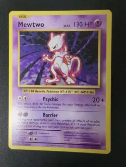 Mewtwo 51/108 XY Evolutions Rare Non Holo LP Pokemon - Image 1
